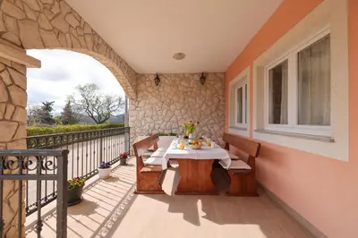 Balkon ili terasa u objektu Holiday home Fabio in Dalmatia with swimming pool