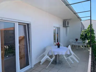 Balkon ili terasa u objektu Apartments with parking space Rogoznica - 23796