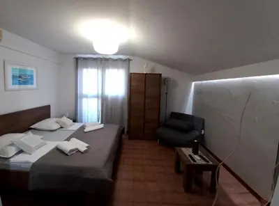 Krevet ili kreveti u jedinici u objektu Pansion Stones Murter