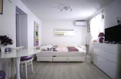 Krevet ili kreveti u jedinici u objektu House Marie's Lavander Dream