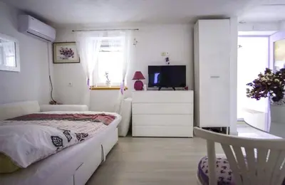 Krevet ili kreveti u jedinici u objektu House Marie's Lavander Dream