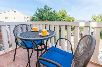 Balkon ili terasa u objektu Apartment Kiara near the beach