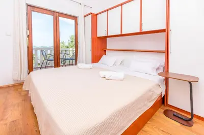 Krevet ili kreveti u jedinici u objektu Apartment Kiara near the beach