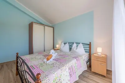 Krevet ili kreveti u jedinici u objektu Apartments Pleadin