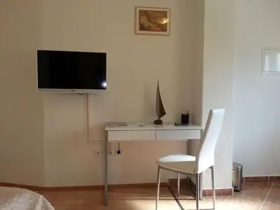 TV i/ili zabavni centar u objektu New Studio Apartments Trlaja