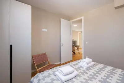 Krevet ili kreveti u jedinici u objektu ZK luxury apartments