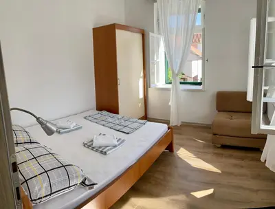 Krevet ili kreveti u jedinici u objektu Apartman Zablace