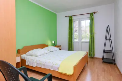 Krevet ili kreveti u jedinici u objektu Apartments by the sea Sparadici, Sibenik - 23939