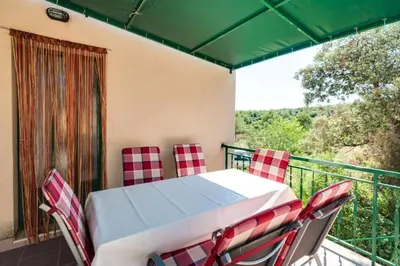 Balkon ili terasa u objektu Apartments by the sea Grebastica, Sibenik - 23940