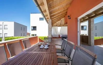 Balkon ili terasa u objektu Stunning Home In Zaboric With Sauna