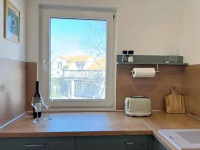 Kuhinja ili čajna kuhinja u objektu Apartman Mjesec