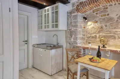 Kuhinja ili čajna kuhinja u objektu Apartman Sun 2