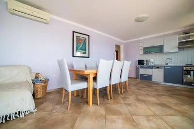 Kuhinja ili čajna kuhinja u objektu Panorama view Apartment Tisno