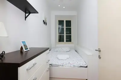 Krevet ili kreveti u jedinici u objektu Apartments by the sea Sibenik - 23784