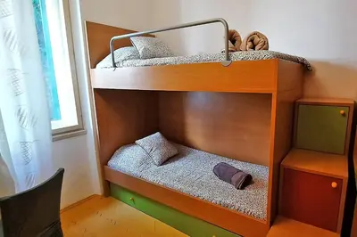 Krevet ili kreveti u jedinici u objektu Apartments with WiFi Sibenik - 24034