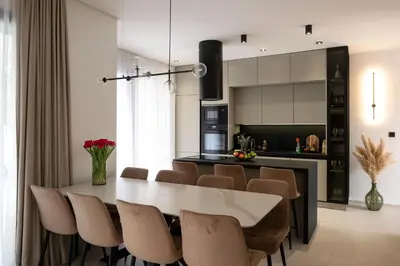 Kuhinja ili čajna kuhinja u objektu Luxury Villa Vesper- Heated Pool, Hot Tub, Rooftop terrace, Gym