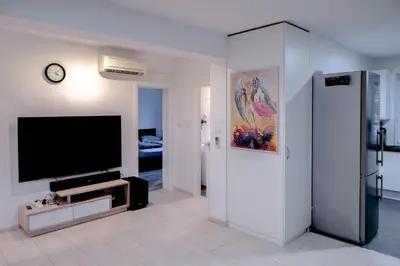 TV i/ili zabavni centar u objektu Apartment Bero, Central & free Parking