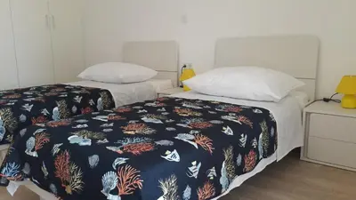 Krevet ili kreveti u jedinici u objektu Modern loft with big terrace - sea view