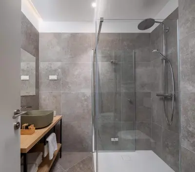 Kupaonica u objektu Villa Aurora