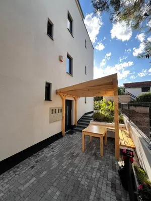 Balkon ili terasa u objektu Apartmani Aida