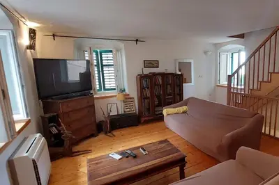 TV i/ili zabavni centar u objektu Seaside holiday house Sibenik - 23990