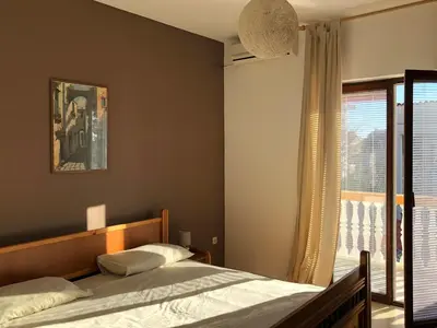 Krevet ili kreveti u jedinici u objektu Apartments by the sea Brodarica, Sibenik - 919