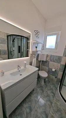 Kupaonica u objektu Holiday house Beka