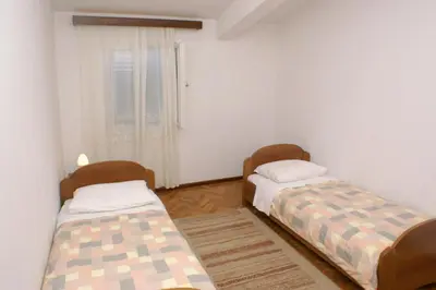 Krevet ili kreveti u jedinici u objektu Apartments by the sea Razanj, Rogoznica - 4253
