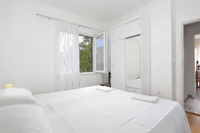Krevet ili kreveti u jedinici u objektu Apartment Razanj 4322a