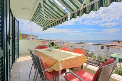 Balkon ili terasa u objektu Apartments by the sea Razanj, Rogoznica - 4322