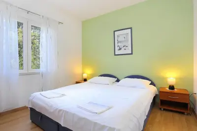 Krevet ili kreveti u jedinici u objektu Apartments by the sea Razanj, Rogoznica - 4322
