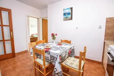 Tlocrt objekta Apartments by the sea Tisno, Murter - 5130