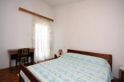 Krevet ili kreveti u jedinici u objektu Apartments by the sea Tisno, Murter - 5142