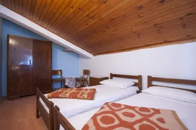 Krevet ili kreveti u jedinici u objektu Apartments by the sea Brodarica, Sibenik - 5736