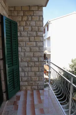 Balkon ili terasa u objektu Apartments by the sea Brodarica, Sibenik - 5736