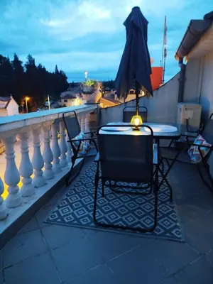 Balkon ili terasa u objektu Ruza