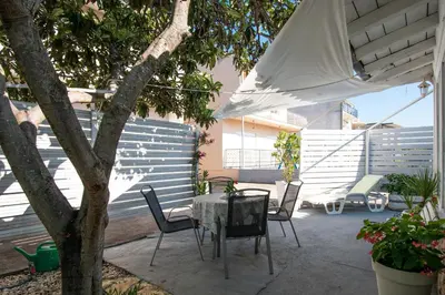 Balkon ili terasa u objektu Family friendly house with a swimming pool Brodarica, Sibenik - 24117