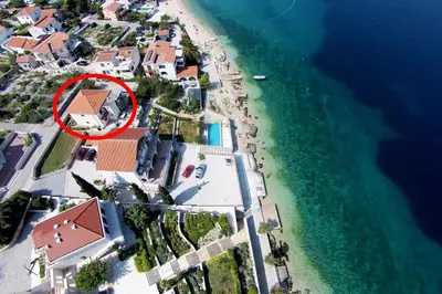 Tlocrt objekta Family-friendly apartments with swimming pool Razanj, Rogoznica - 7606