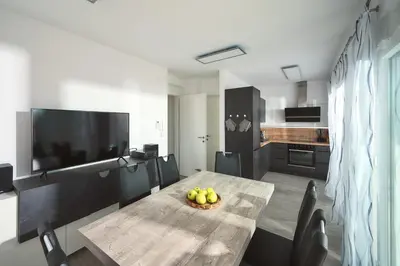 Kuhinja ili čajna kuhinja u objektu Villa Ocean Breeze - Meerblick - zwei Küchen
