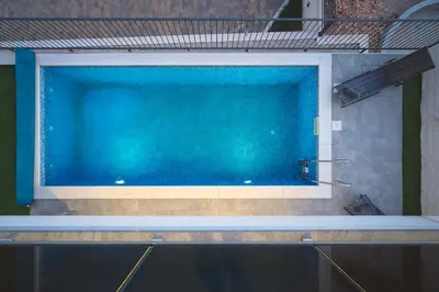 Bazen u objektu Villa Ocean Breeze - Meerblick - zwei Küchen ili u blizini