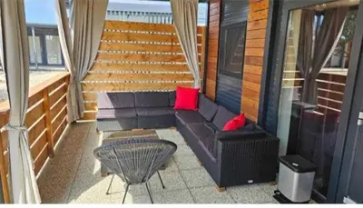 Balkon ili terasa u objektu Mobile home Pelin with shared pool