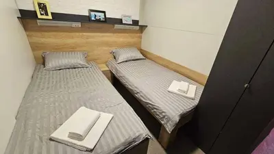 Krevet ili kreveti u jedinici u objektu Mobile home Pelin with shared pool