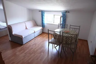 Krevet ili kreveti u jedinici u objektu Deep Blue Sea view apartments Vodice