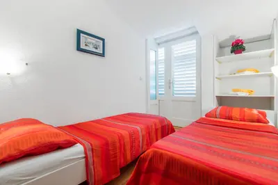 Krevet ili kreveti u jedinici u objektu Apartmani Maestral