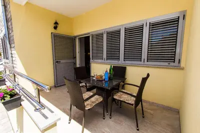 Balkon ili terasa u objektu Apartments Vesna