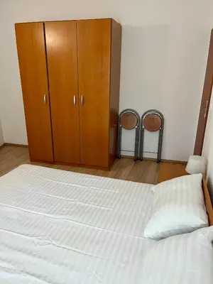 Krevet ili kreveti u jedinici u objektu Bronislovas holiday home 1