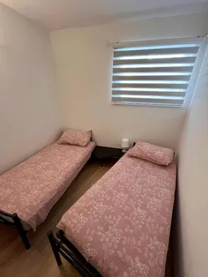 Krevet ili kreveti u jedinici u objektu Bronislovas holiday home 1
