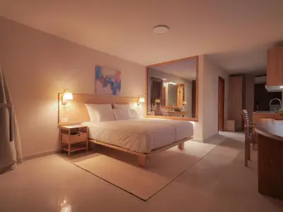 Krevet ili kreveti u jedinici u objektu Villa Lojena - Luxury Getaway with Jacuzzi ID 117