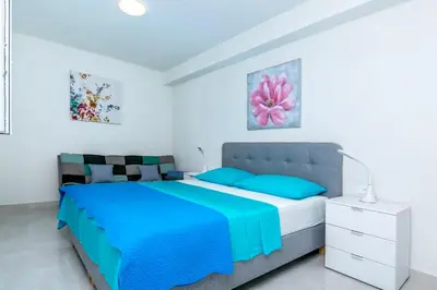 Krevet ili kreveti u jedinici u objektu Apartments Hrgovic