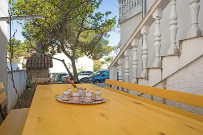 Balkon ili terasa u objektu Apartments Rose Brodarica
